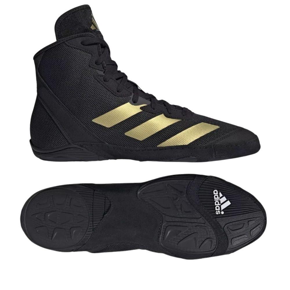 Adidas Adizero Wrestling Boots - Black/Oly-Adidas