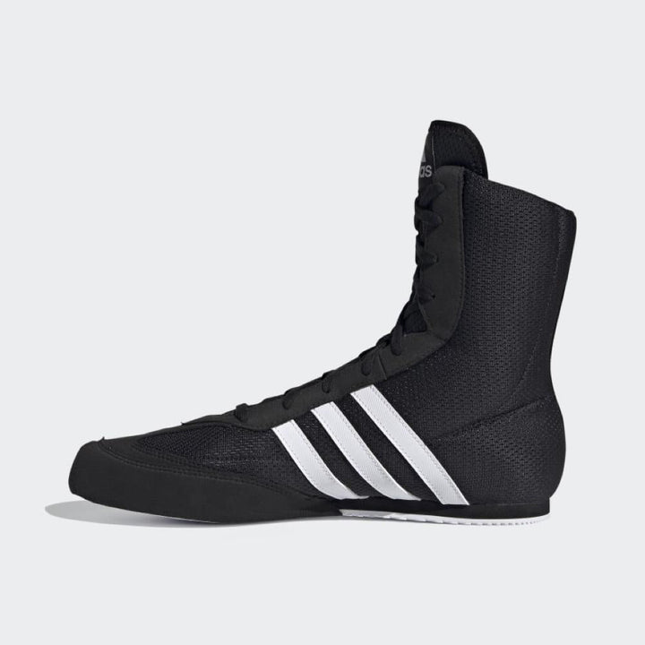 Adidas Box Hog 2.0 Boxing Boots - Black/White-FEUK