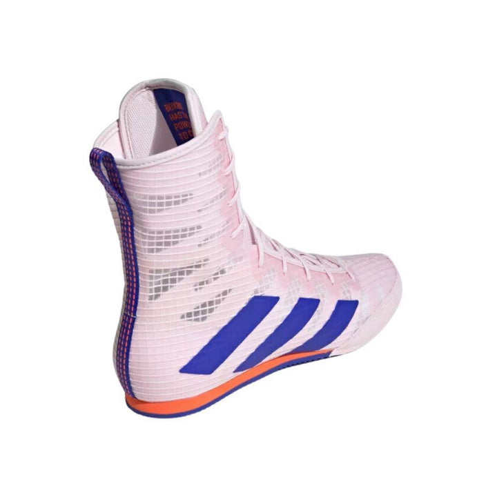 Adidas Box Hog 4 Boxing Boots - Pink/Blue-Adidas