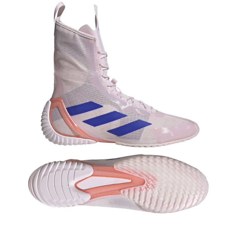 Adidas Speedex Ultra Boxing Boots - Pink/Blue-Adidas