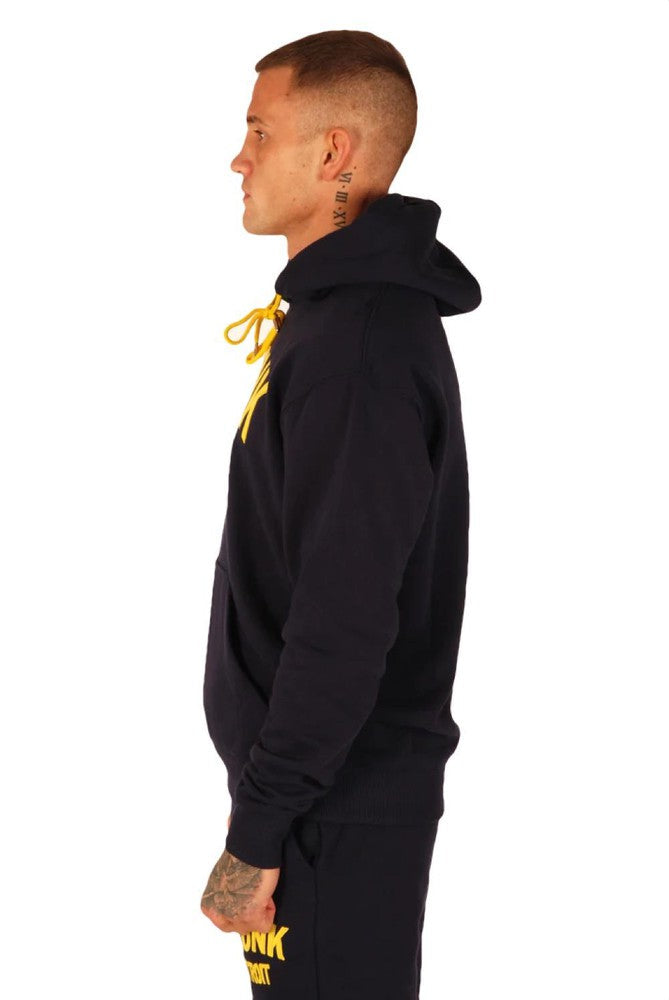 Kronk Detroit Applique Hoodie - Navy Blue-Kronk