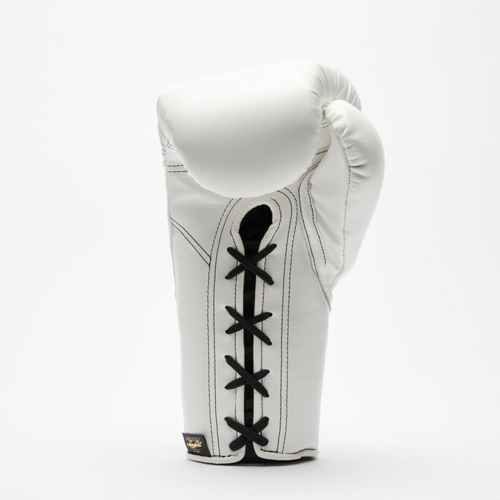 Leone Orlando Classico Lace Boxing Gloves - White-Leone 1947