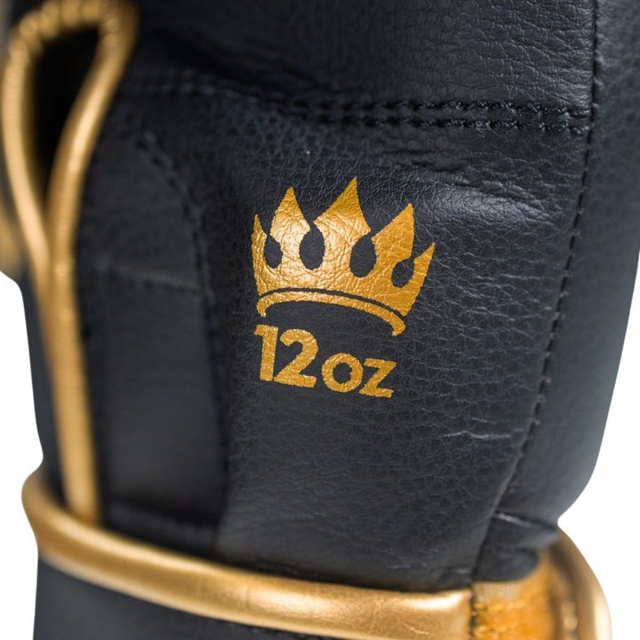 Playerz Power Boxing Gloves - Black/Gold-Playerz Boxing