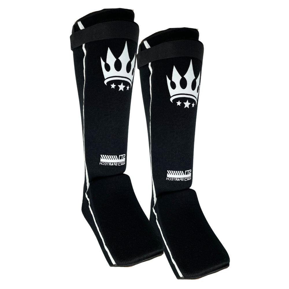 Playerz SparTech Lightweight Cotton Shin Guards - Adult & Kids-Playerz Boxing