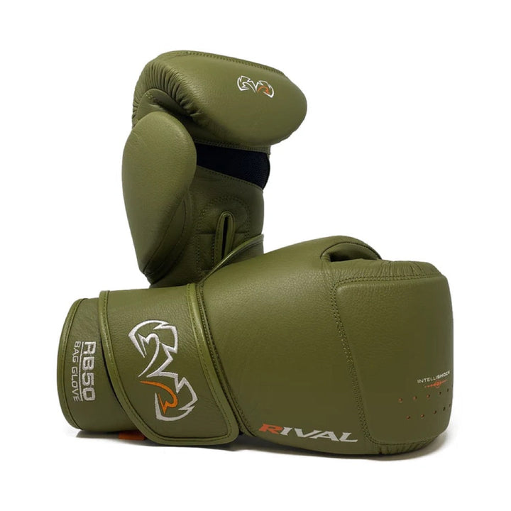 Rival RB50 Intelli-Shock Compact Bag Gloves-Rival Boxing