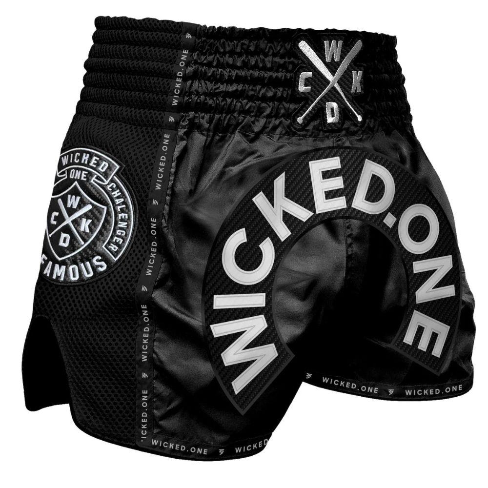 Wicked One Herd Muay Thai Shorts - Black-Wicked1