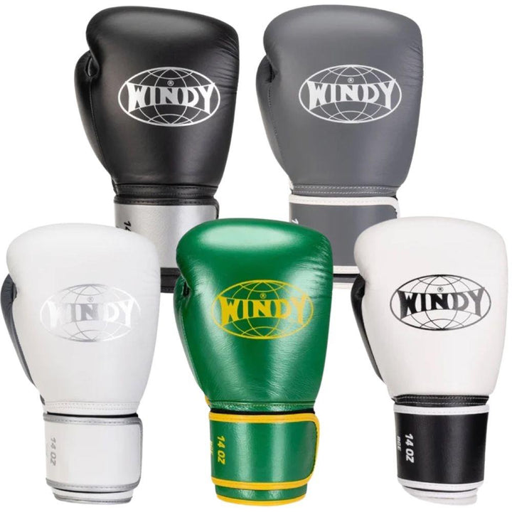 Windy Elite Leather Boxing Gloves-Windy Fightgear